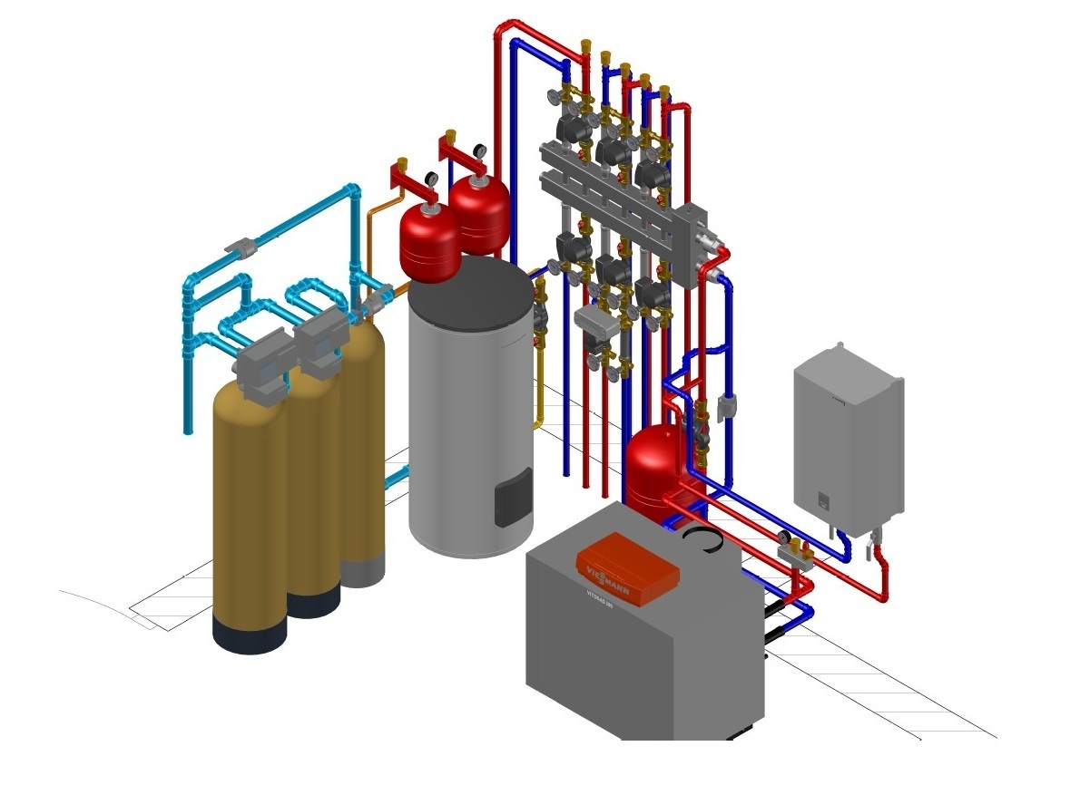 Схема котельной