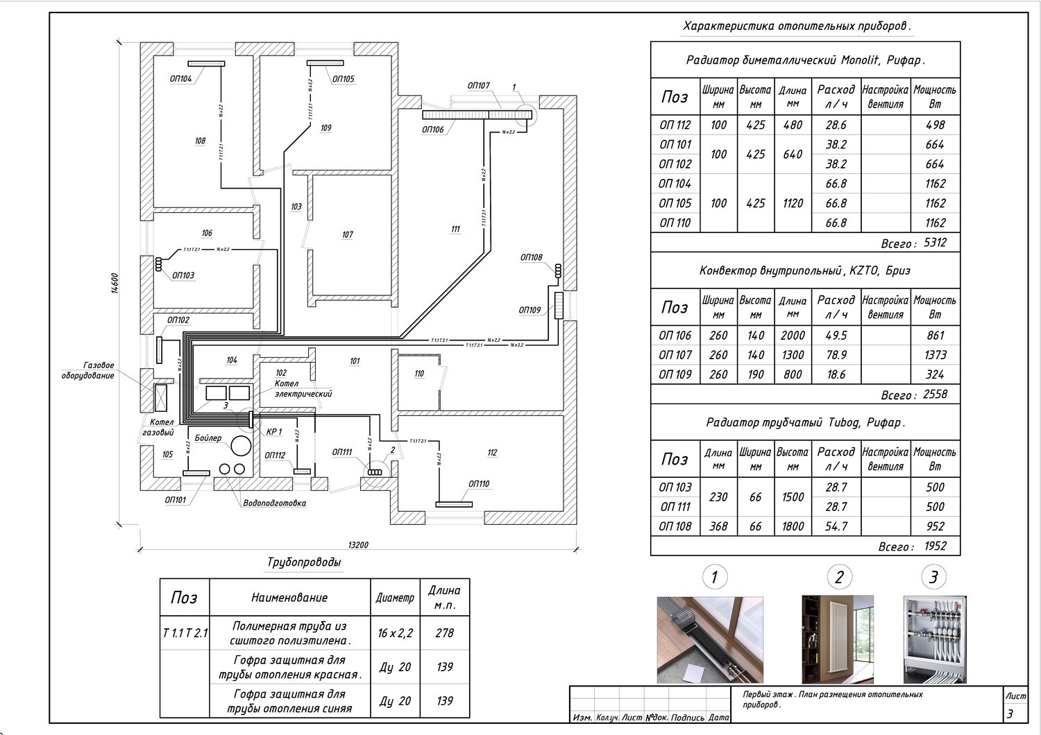 Отопление 141 квадратных метров